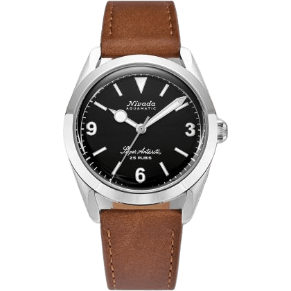 Super Antarctic 3.6.9. Black - No Vintage Effect / Stainless Steel / Brown