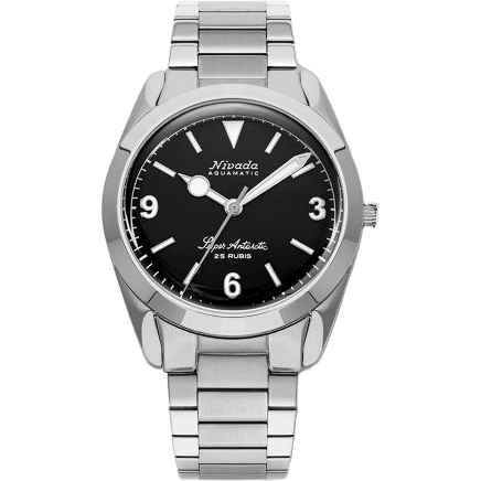 Super Antarctic 3.6.9. Black - No Vintage Effect / Stainless Steel / Flat Link