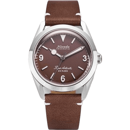 Super Antarctic 3.6.9. Brown - White Luminous / Stainless Steel / Brown - White
