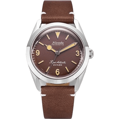 Super Antarctic 3.6.9. Brown - Beige Luminous / Stainless Steel / Brown - White