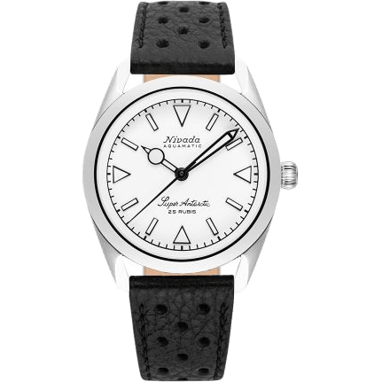 Super Antarctic White / Stainless Steel / Black Racing
