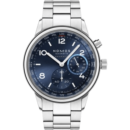 Club Sport Neomatik Worldtimer Blue / Closed Case Back