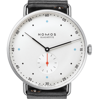 Metro 38 Silver / Steel Back