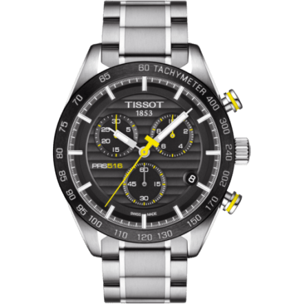 PRS 516 Chronograph Quartz Stainless Steel / Black / Bracelet