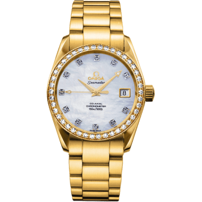 Seamaster Aqua Terra 150M Co-Axial 36.2 Red Gold / Yellow Gold / Diamond / MOP / Bracelet