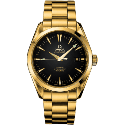 Seamaster Aqua Terra 150M Co-Axial 39.2 Yellow Gold / Black / Bracelet