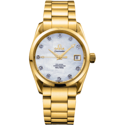 Seamaster Aqua Terra 150M Co-Axial 36.2 Yellow Gold / Diamond / MOP / Bracelet