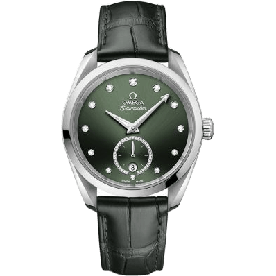 Seamaster Aqua Terra 150M Master Chronometer Small Seconds 38 Stainless Steel / Green - Diamond / Alligator