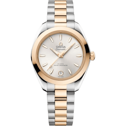 Seamaster Aqua Terra 150M Master Co-Axial 30 Stainless Steel - Moonshine Gold / Silver / Bracelet