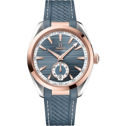 Seamaster Aqua Terra 150M Master Chronometer Small Seconds 41 Stainless Steel / Sedna Gold / Blue / Rubber