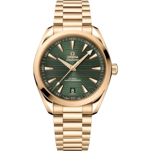 Seamaster Aqua Terra 150M Master Chronometer 41 Moonshine Gold / Green / Bracelet