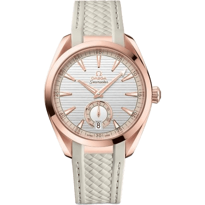 Seamaster Aqua Terra 150M Master Chronometer Small Seconds 41 Sedna Gold / Silver / Rubber