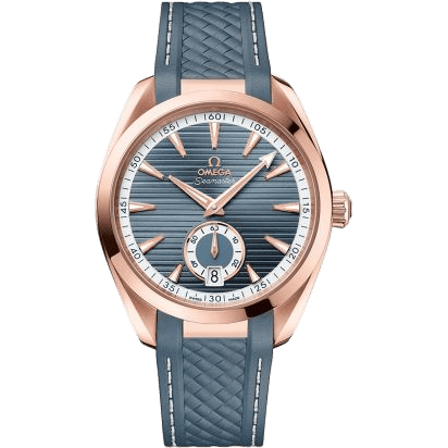 Seamaster Aqua Terra 150M Master Chronometer Small Seconds 41 Sedna Gold / Blue / Rubber
