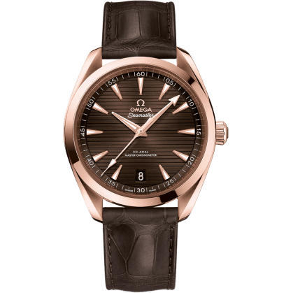 Seamaster Aqua Terra 150M Master Chronometer 41 Sedna Gold / Brown / Alligator