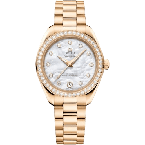 Seamaster Aqua Terra 150M Master Co-Axial 30 Moonshine Gold - Diamond / MOP - Diamond / Bracelet