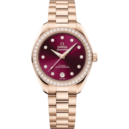 Seamaster Aqua Terra 150M Master Co-Axial 30 Sedna Gold - Diamond / Burgundy