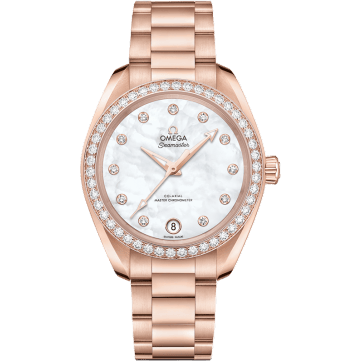 Seamaster Aqua Terra 150M Master Chronometer 34 Sedna Gold / Diamond / MOP / Bracelet