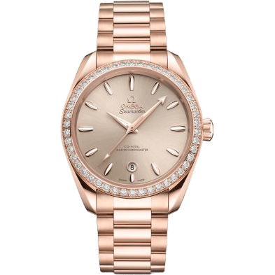 Seamaster Aqua Terra 150M Master Chronometer Small Seconds 38 Sedna Gold - Diamond / Pink / Bracelet