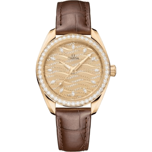 Seamaster Aqua Terra 150M Master Chronometer 34 Moonshine Gold - Diamond / Champagne