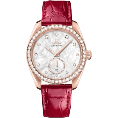 Seamaster Aqua Terra 150M Master Chronometer Small Seconds 38 Sedna Gold / Diamond / MOP / Alligator