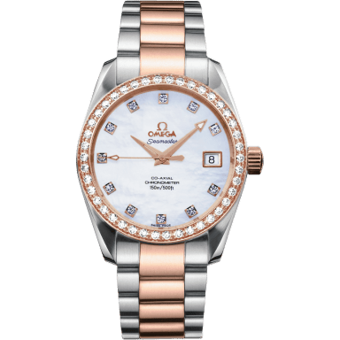Seamaster Aqua Terra 150M Co-Axial 36.2 Stainless Steel / Red Gold / Diamond / MOP / Bracelet