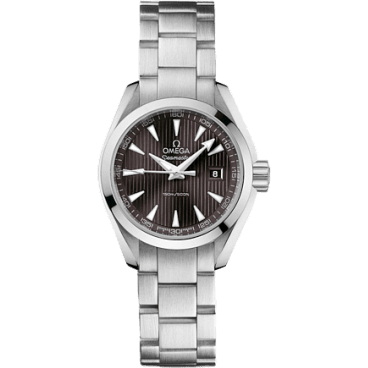 Seamaster Aqua Terra 150M Quartz 30 Stainless Steel / Grey / Bracelet