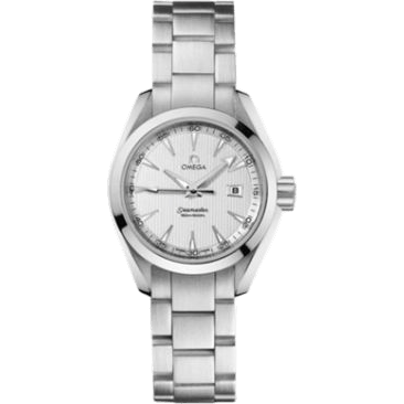 Seamaster Aqua Terra 150M Quartz 30 Stainless Steel / Silver / Bracelet