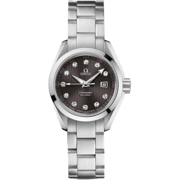Seamaster Aqua Terra 150M Quartz 30 Stainless Steel / Grey / Bracelet