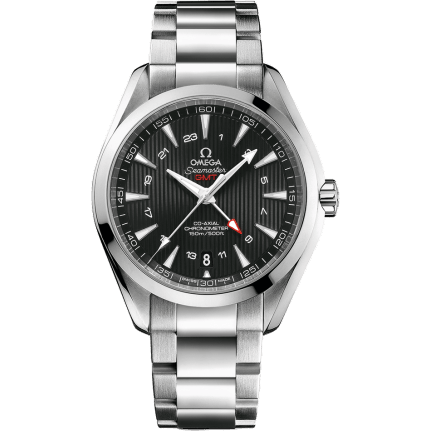 Seamaster Aqua Terra 150M Co-Axial 43 GMT Stainless Steel / Black / Bracelet