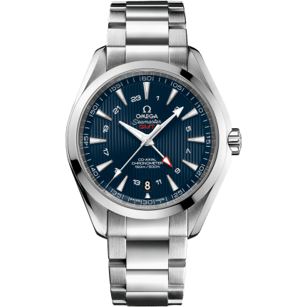 Seamaster Aqua Terra 150M Co-Axial 43 GMT Stainless Steel / Blue / Bracelet
