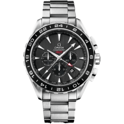 Seamaster Aqua Terra 150M Co-Axial 44 GMT Chronograph Stainless Steel / Grey / Bracelet
