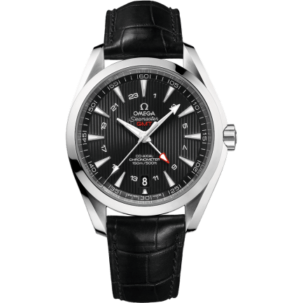 Seamaster Aqua Terra 150M Co-Axial 43 GMT Stainless Steel / Black