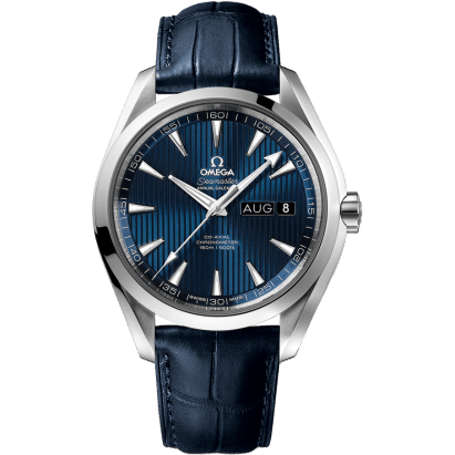 Seamaster Aqua Terra 150M Co-Axial 43 Annual Calendar Stainless Steel / Blue