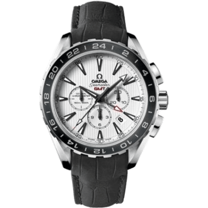 Seamaster Aqua Terra 150M Co-Axial 44 GMT Chronograph Stainless Steel / Silver