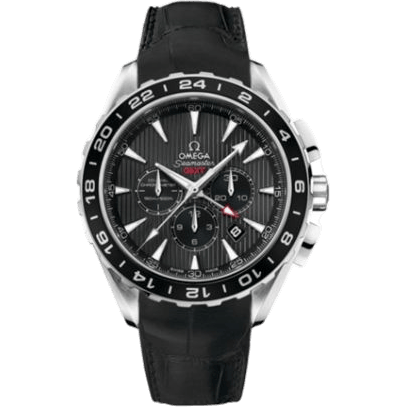 Seamaster Aqua Terra 150M Co-Axial 44 GMT Chronograph Stainless Steel / Grey