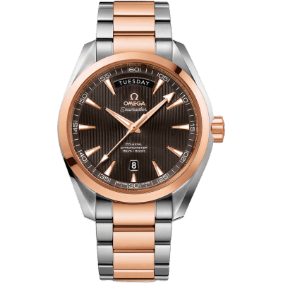 Seamaster Aqua Terra 150m Co-Axial 41.5 Day-Date Stainless Steel / Red Gold / Grey / Bracelet