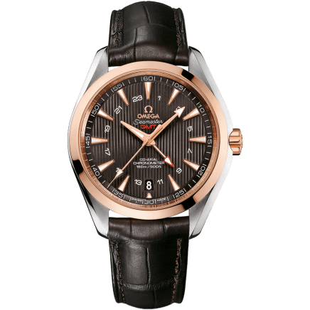 Seamaster Aqua Terra 150M Co-Axial 43 GMT Stainless Steel / Red Gold / Grey / Glauser