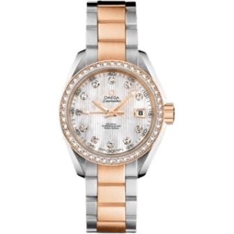 Seamaster Aqua Terra 150M Co-Axial 30 Stainless Steel / Red Gold / Diamond / MOP / Bracelet