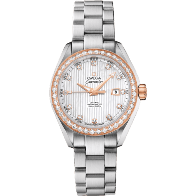 Seamaster Aqua Terra 150M Co-Axial 34 Stainless Steel / Red Gold / Diamond / MOP / Bracelet