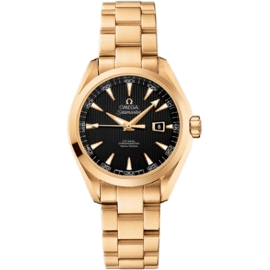 Seamaster Aqua Terra 150M Co-Axial 34 Yellow Gold / Black / Bracelet