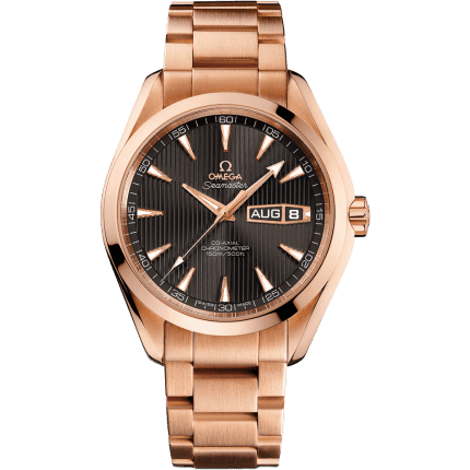 Seamaster Aqua Terra 150m Co-Axial 43 Annual Calendar Red Gold / Grey / Bracelet