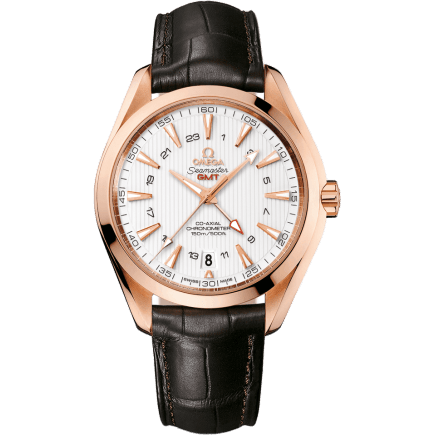 Seamaster Aqua Terra 150M Co-Axial 43 GMT Red Gold / Silver