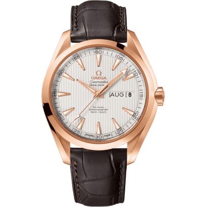 Seamaster Aqua Terra 150M Co-Axial 43 Annual Calendar Red Gold / Silver