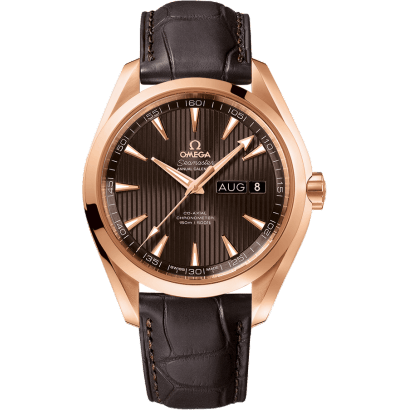 Seamaster Aqua Terra 150M Co-Axial 43 Annual Calendar Red Gold / Grey