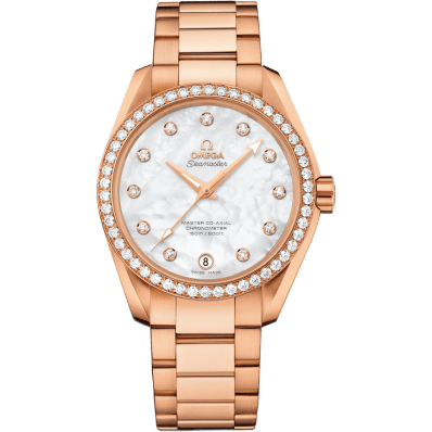 Seamaster Aqua Terra 150M Master Co-Axial 38.5 Red Gold / MOP / Diamond