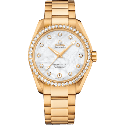 Seamaster Aqua Terra 150M Master Co-Axial 38.5 Yellow Gold / Diamond / MOP / Bracelet