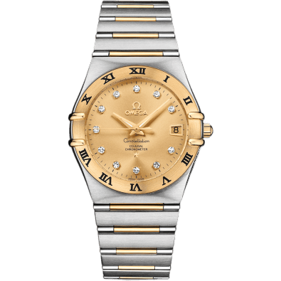 Constellation Co-Axial 35.5 Stainless Steel / Yellow Gold / Champagne / 160 Years
