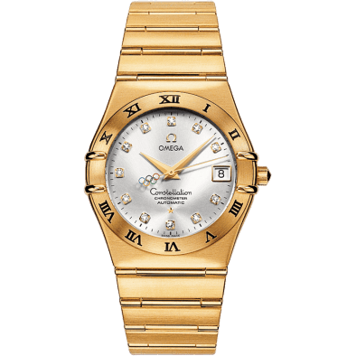 Constellation Co-Axial 35.5 Yellow Gold / Silver / Olympic Beijing 2008