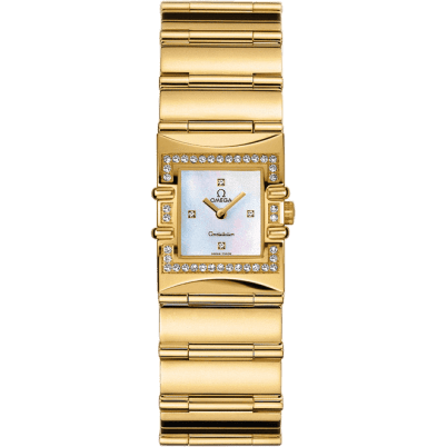 Constellation Quadra Quartz 19.3 Yellow Gold / Pink MOP / Bracelet