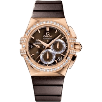 Constellation Co-Axial 35 Chronograph Double Eagle Red Gold / Brown / Rubber